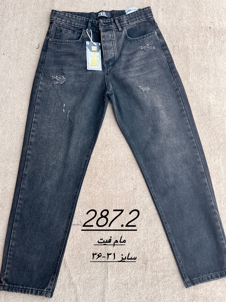 شلوار لی مام فیت